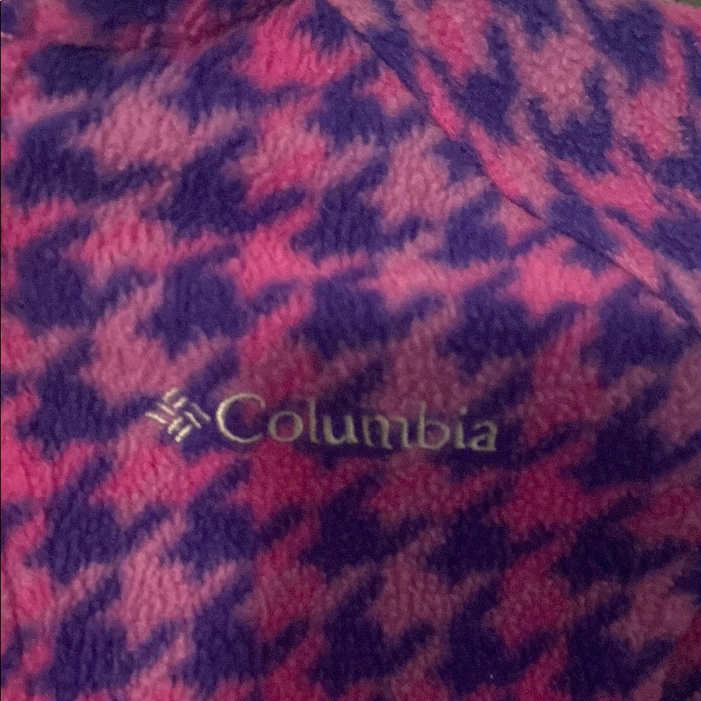 Columbia kids Vibrant Fleece Jacket with Houndstooth Pattern - Picture 6 of 7